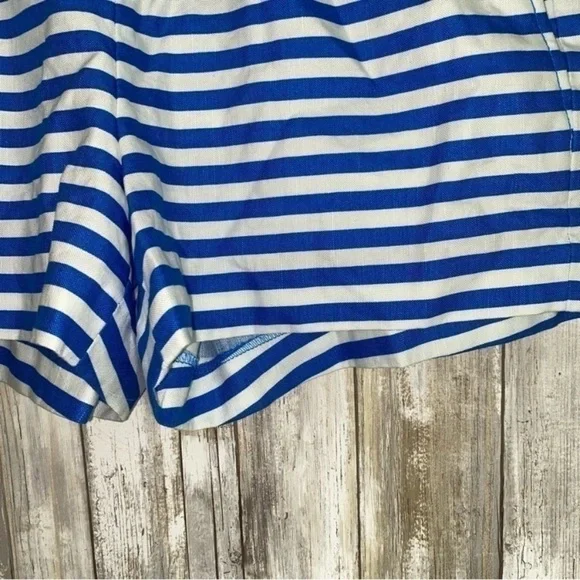 NWT J. Crew Blue Striped Boardwalk Shorts - Picture 5 of 6